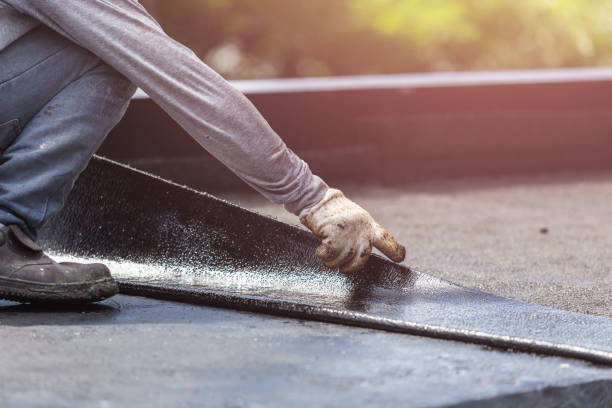 Professional Emergency Waterproofing technician working in Bethesda, MD
